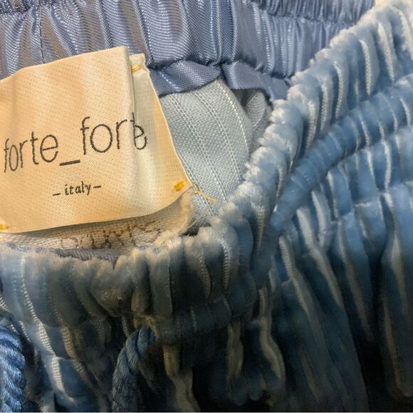 Forte Forte Ribbed Velvet Jogging Pants Horizonte - Picture 5 of 7